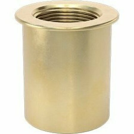 BSC PREFERRED 0.313 Long Brass Insert for 3/16-100 Thread Ultra-Fine-Thread Ball-Point Set Screw 98625A320